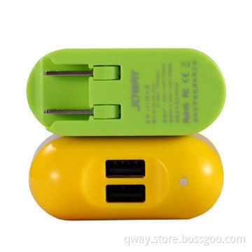 Dual-USB Output New Emergency Mobile Phone Chargers, Suit for iPhone/iPad/iPod/Mobile Phones